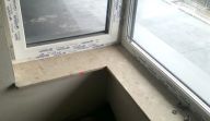 windowsill in the flats and staircase